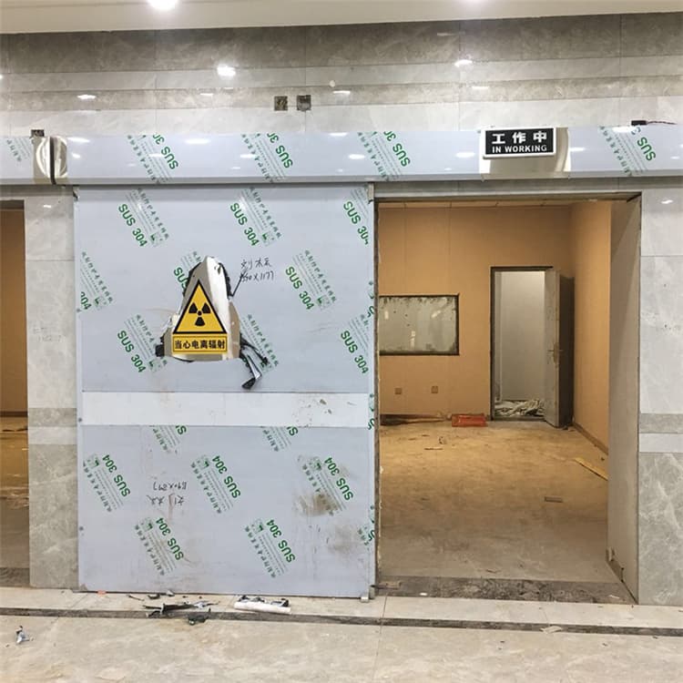 济南双扇电动防护铅门